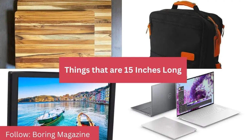 objects that are 15 inches long