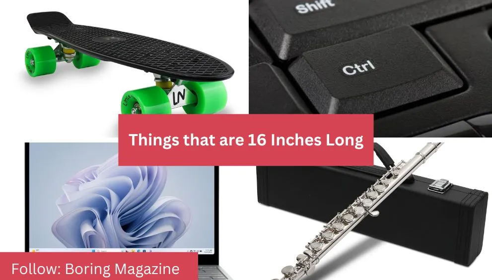 objects that are 16 inches long