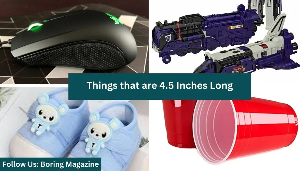 objects that are 4.5 inches long