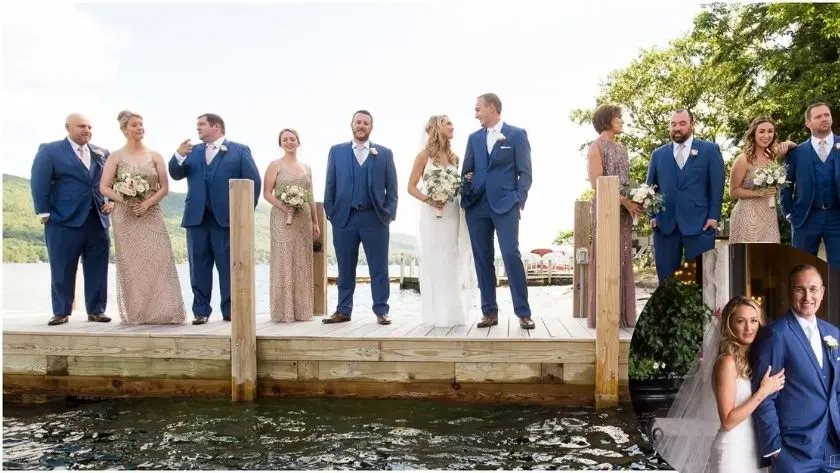 stephanie and charlie hurt wedding group photo