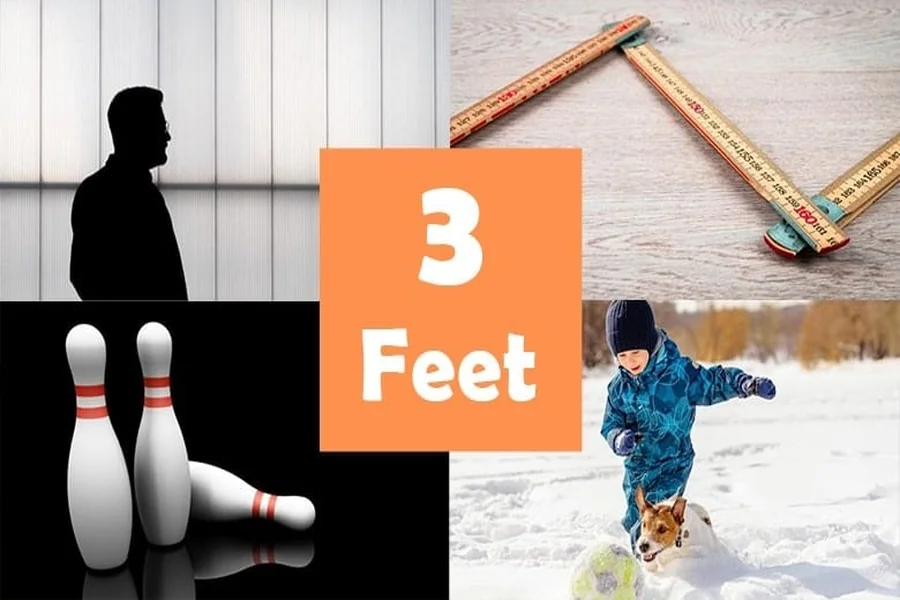 3 feet example