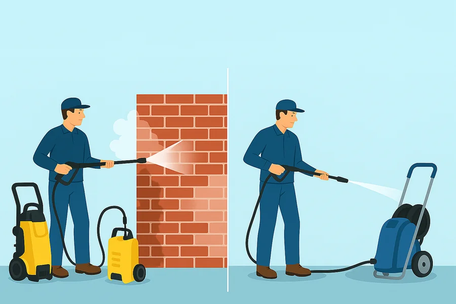 What’s The Difference Between Power Washing And Pressure Washing