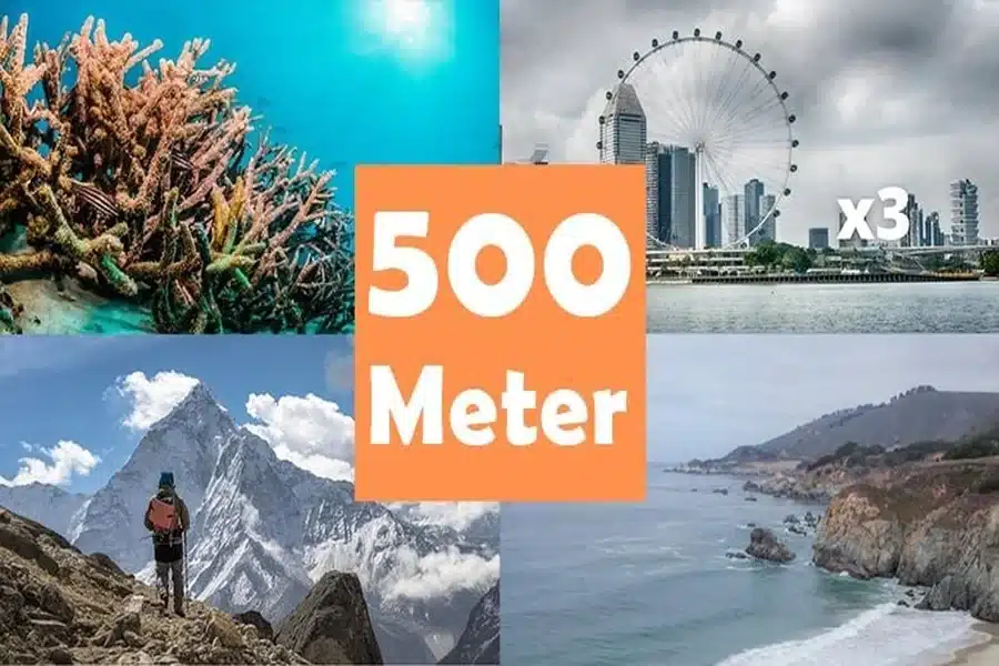 how far is 500 meters