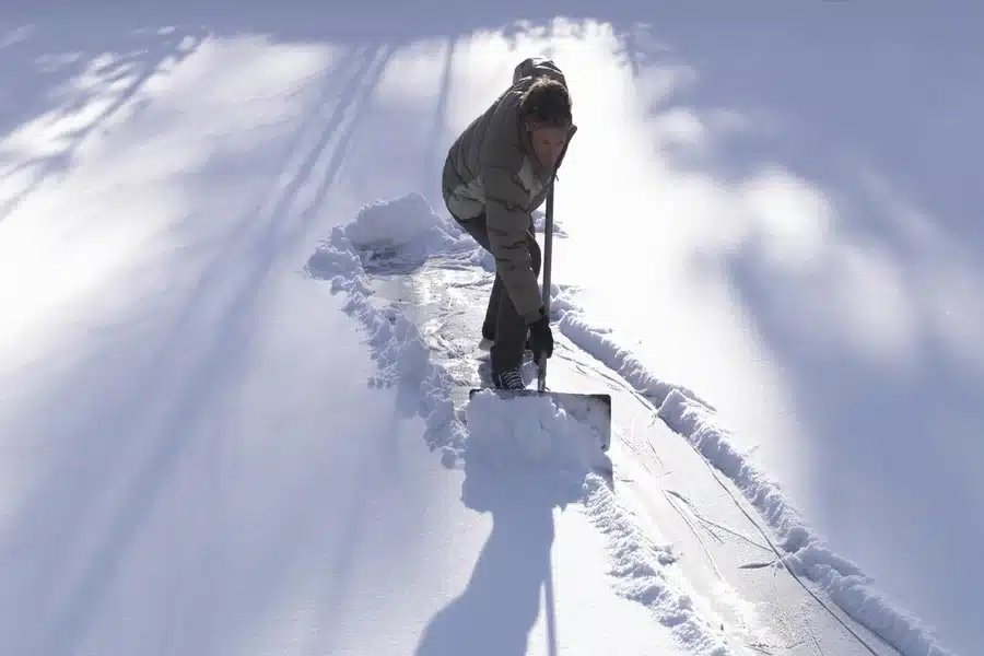 Shoveling